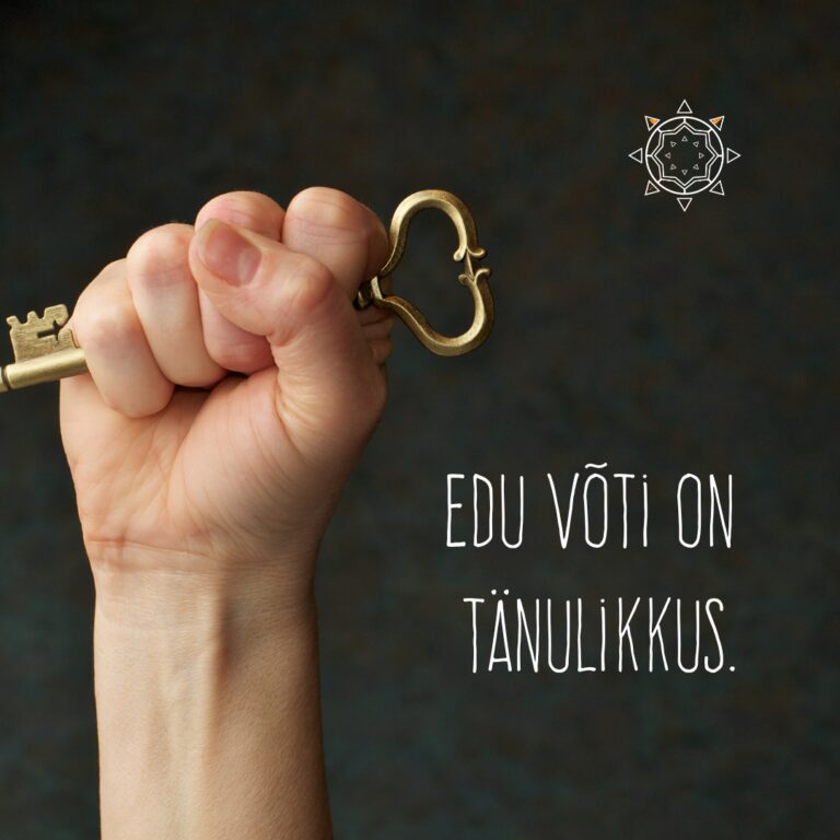 Edu Võti on tänulikkus